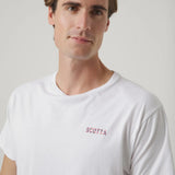 Camiseta SCOTTA Ikat Moto Blanco
