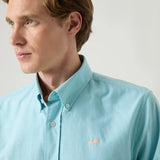 Camisa SCOTTA Oxford Turquesa