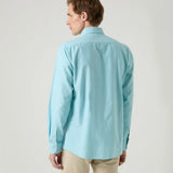 Camisa SCOTTA Oxford Turquesa