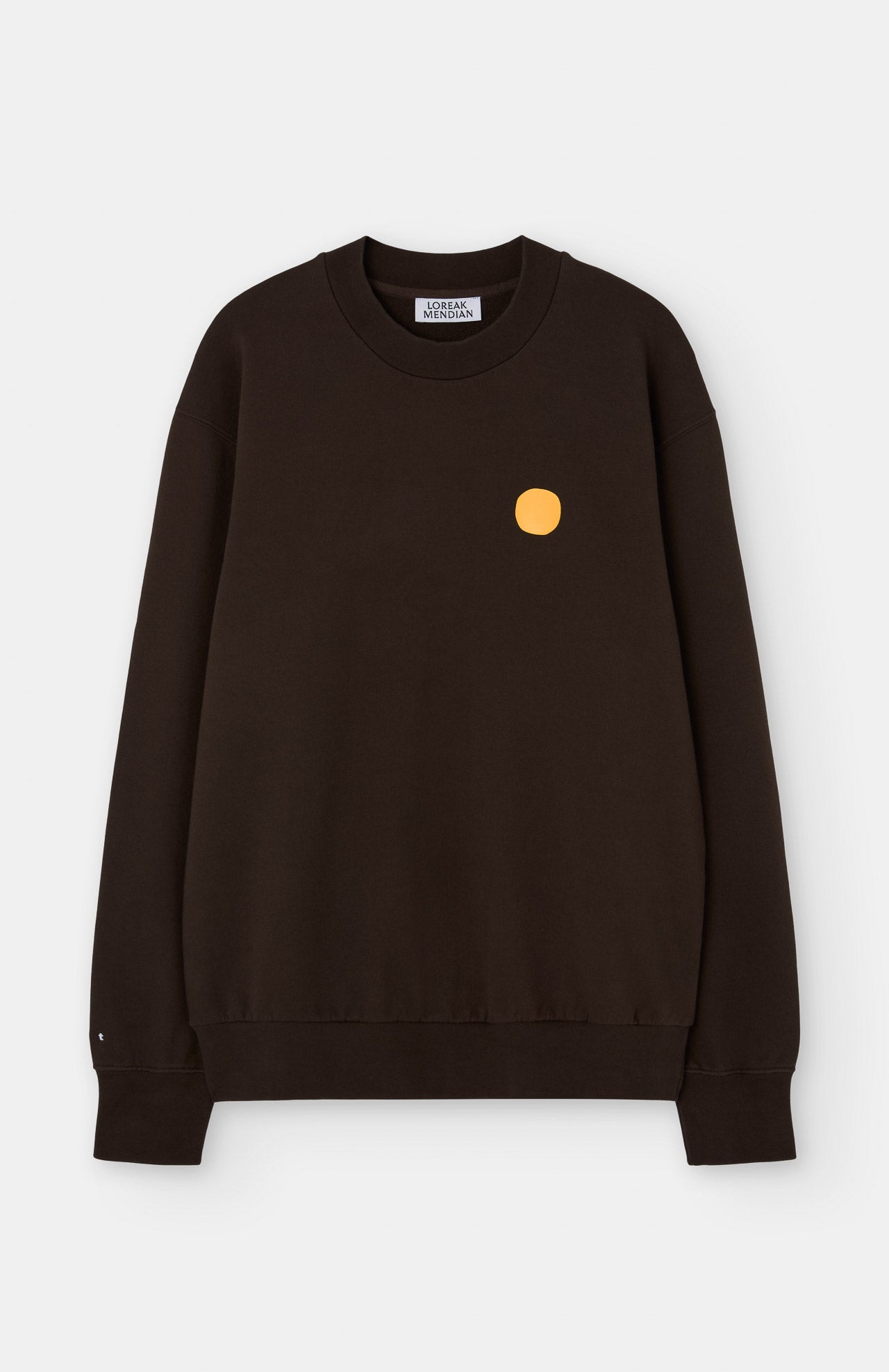 Sudadera LOREAK MENDIAN SW New Dot Khaki, vista frontal oficial