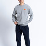 Pantalón LOREAK MENDIAN Train C Navy, vista frontal en modelo