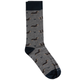 SILBON Doggy Grey Socks