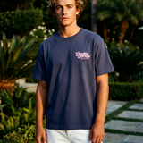 Camiseta ON VACATION Smoothie Operator Washed Purple - ECRU