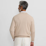 Jersey SILBON Classic Cuello Pico Beige