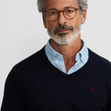 Jersey SILBON Classic Cuello Pico Azul