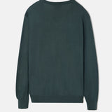 Jersey SILBON Classic Cuello Pico Verde Oscuro