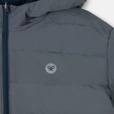 Abrigo SILBON Tecnico Reversible Capucha Gris Marino