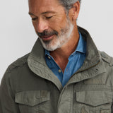 Chaqueta SILBON Militar Parches Dye Verde