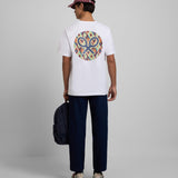 Camiseta SILBON Círculo Étnico Blanca