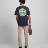 Camiseta SILBON Círculo Étnico Azul Marino