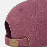 Gorra SILBON Desgastada Burdeos