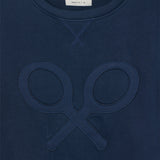 Sudadera SILBON Raqueta Relieve Marino