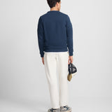 Sudadera SILBON Raqueta Relieve Marino