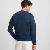 Sudadera SILBON Raqueta Relieve Marino