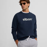 SILBON Flock Navy Blue Sweatshirt
