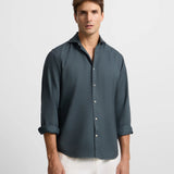 Camisa SILBON Sport Raqueta Estructura Navy