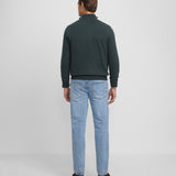 Jersey SILBON Media Cremallera Verde Medio