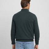 Jersey SILBON Media Cremallera Verde Medio