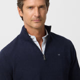 Jersey SILBON Media Cremallera Azul Marino