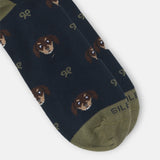 Calcetines SILBON Raquetas Dog Azul Marino