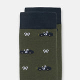 SILBON Socken Auto Grün