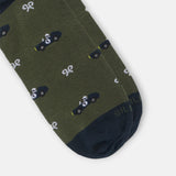 SILBON Socken Auto Grün