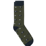 SILBON Socken Auto Grün