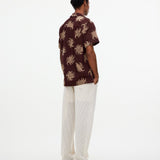 OAS COMPANY Cuba Terry Mocha Ember Shirt
