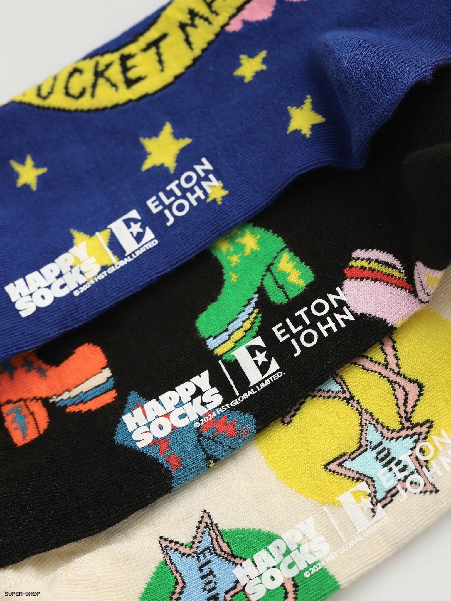 Pack de 3 Calcetines Happy Socks x Elton John Gift Set