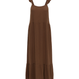 Vestido ONLY Thyra Pinecone Marrón Medio