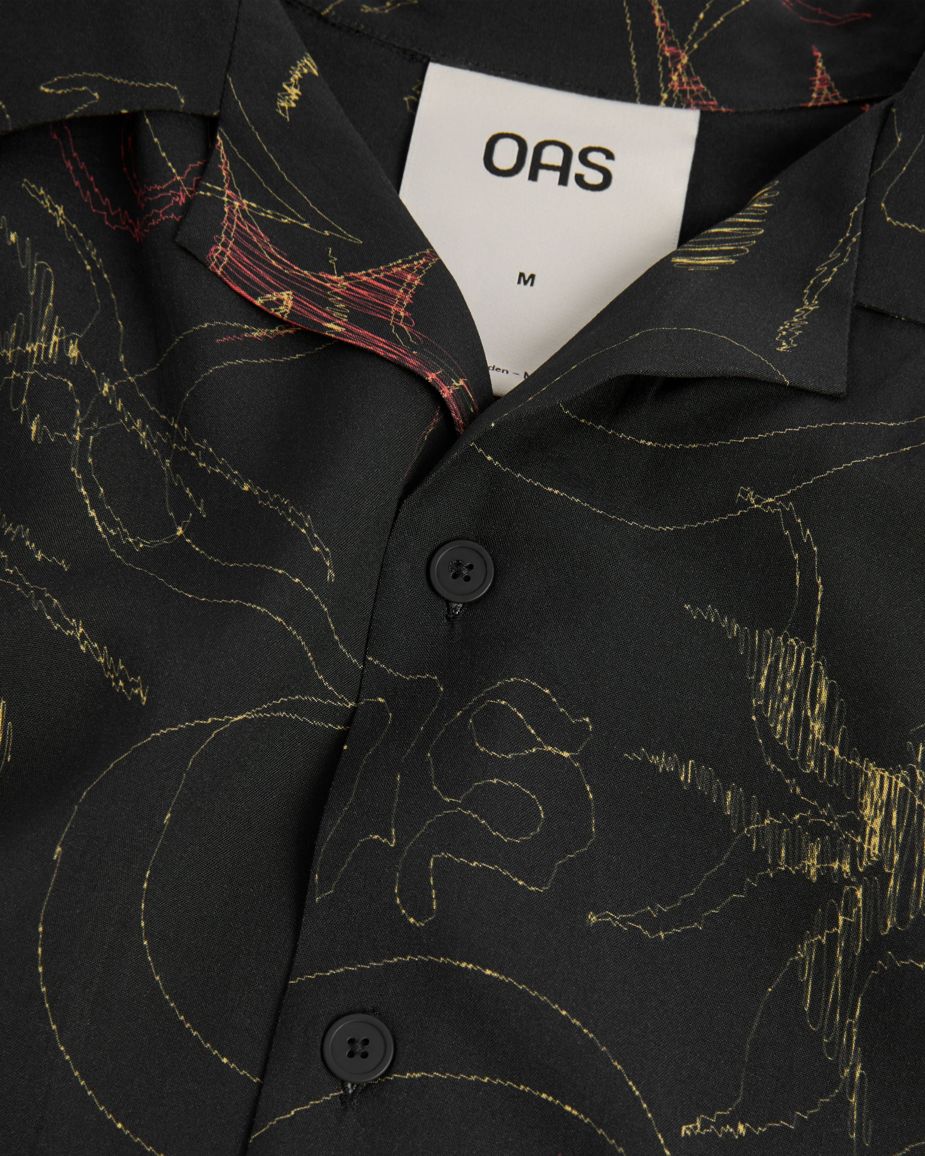 Camisa OAS COMPANY Romantique Rocco Black