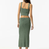 TIFFOSI Raine B Green Skirt