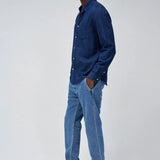 SALSA Cowboyhemd Regular Fit Langarm