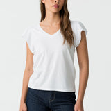 Camiseta TIFFOSI Kira 17 Blanco Brillante