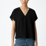 TIFFOSI Maxine Schwarzes T-Shirt