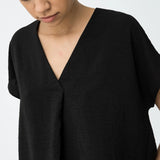 TIFFOSI Maxine Schwarzes T-Shirt