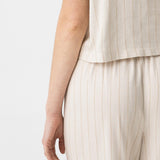 TIFFOSI Gestreifte Beige Hose 