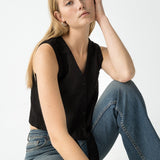 TIFFOSI Edda Schwarzes Top