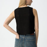 TIFFOSI Edda Schwarzes Top