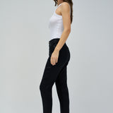 Pantalones Chinos SALSA de Lino Negros