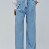 SALSA Chinos Lightdenim Wide Leg Pants