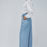 SALSA Chinos Lightdenim Wide Leg Pants