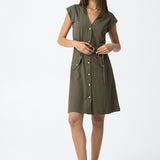 Vestido TIFFOSI Jabuti Verde Cascada