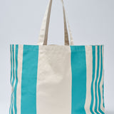 Bolso de Playa SALSA JEANS Rayas Turquesa