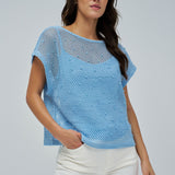 Camiseta SALSA JEANS Ganchillo Azul