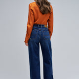 SALSA Wide Leg Blue Jeans
