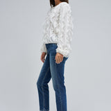 Blusa SALSA JEANS Volantes Light Pearl