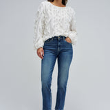 Blusa SALSA JEANS Volantes Light Pearl