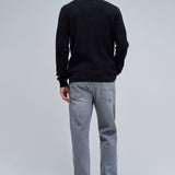 SALSA JEANS Textured Knit Sweater Black 