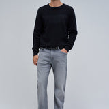 SALSA JEANS Textured Knit Sweater Black 